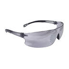 RADIANS RAD SEQUEL SAFETY GLASSES - SMOEK FRAME/SILVER MIRROR LENS