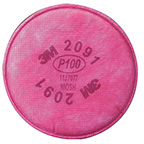 3M P100 MAGENTA BAYONET PARTICULATE FILTER