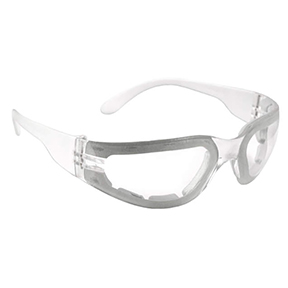 RADIANS ANTI FOG MIRAGE FOAM SAFETY GLASSES - CLEAR