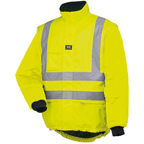 HELLY HANSEN POTSDAM HIVIS JACKET - YELLOW