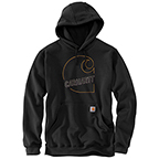 CARHARTT LOOSE FIT MIDWEIGHT GRAPHIC SWEATSHIRT - BLACK