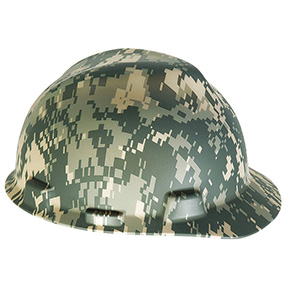 AMERICAN FREEDOM SERIES CAMOUFLAGE V-GARD FRONT BRIM HARD HAT