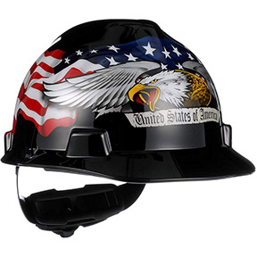 AMERICAN EAGLE V-GARD FRONT BRIM HARD HAT