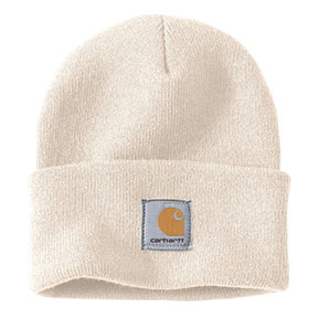 CARHARTT KNIT CUFFED BEANIE - WINTER WHITE