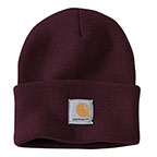 CARHARTT KNIT CUFFED BEANIE - BLACKBERRY