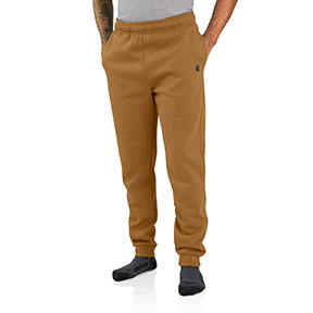 RELAXED FIT MIDWEIGHT TAPERED SWEATPANTS - CARHARTT BROWN