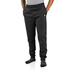 RELAXED FIT MIDWEIGHT TAPERED SWEATPANTS - BLACK