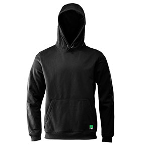 FXD BONDED FLEECE HOODIE - BLACK