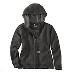 WOMEN'S RELAXED FIT MIDWEIGHT FULL-ZIP SWEATSHIRT - CARBON HEATHER