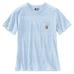 WOMEN'S LOOSE FIT HEAVYWEIGHT SHORT-SLEEVE POCKET T-SHIRT - MOONSTONE SNOW