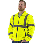 HIGH VISIBILITY FLEECE JACKET AND LINER, ANSI 3, R