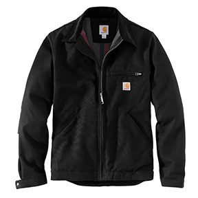 WORK 'n MORE - Carhartt 103828 - Detroit Jacket - Blanket Lined - Black
