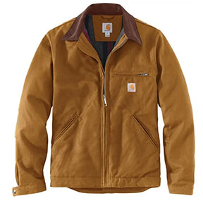 WORK 'n MORE - Carhartt 103828 - Detroit Jacket - Blanket Lined - Brown