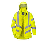 PORTWEST WOMEN'S HIVIS WINTER JACKET - YELLOW