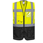 UC476 - Warsaw Executive Vest-Yellow/Black