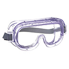 ANTI-FOG INDIRECT CHEMICAL SPLASH/IMPACT RESISTANT GOGGLES, CLEAR LENS