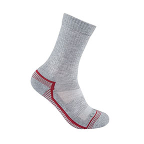 WOMEN'S CARHARTT FORCE MIDWEIGHT CREW SOCK 3-PACK- GREY