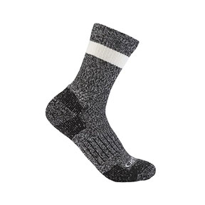 WOMEN'S CARHARTT MIDWEIGHT CREW SOCK- BLACK