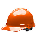 DUO SAFETY™, HARD HAT, CAP, 4-POINT, RATCHET, ORANGE