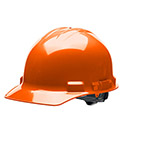 DUO SAFETY, HARD HAT, CAP, 4-POINT, RATCHET, ORANGE