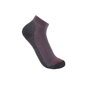 WOMEN'S CARHARTT WOOL BLEND LOW CUT SOCK- DRY ROSE