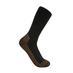 CARHARTT MIDWEIGHT STEEL TOE BOOT SOCK 2-PACK- BLACK