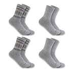 WOMEN'S CARHARTT HEAVYWEIGHT WOOL BLEND CREW SOCK 4-PACK- ASSORTED