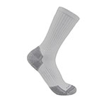 CARHARTT MIDWEIGHT COTTON BLEND CREW SOCK 3-PACK- GREY