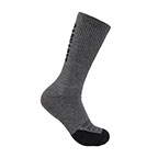 CARHARTT FORCE MIDWEIGHT LOGO CREW SOCK 3-PACK- CARBON