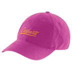 WOMEN'S CANVAS SCRIPT GRAPHIC CAP - MAGENTA AGATE