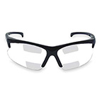 DUAL READERS SAFETY GLASSES CLR LEN +1.5 DIOPT BLK FRAME