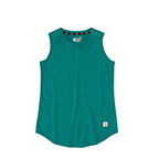 WOMEN'S CARHARTT FORCE RELAXED FIT MIDWEIGHT TANK - DRAGONFLY