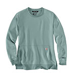 WOMEN'S CARHARTT FORCE RELAXED FIT LIGHTWEIGHT SWEATSHIRT - BLUE SURF