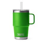 Yeti Rambler 25oz Mug with Straw Lid Canopy Green