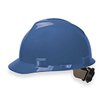 V-GARD HARD HAT, FRONT BRIM, FASTRAC - BLUE