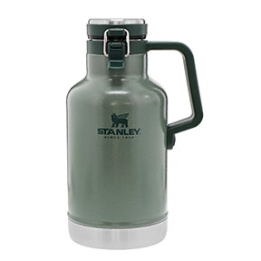 STANLEY CLASSIC EASY-POUR GROWLER 64OZ- HAMMERTONE GREEN
