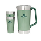 STANLEY CLASSIC STAY CHILL BEER PITCHER SET- HAMMERTONE GREEN