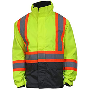 HELLY HANSEN HI VIS ALTA SHELL JACKET- YELLOW