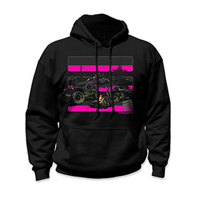 Basecamp Safety Hoodie - Pink-Reflective-Black