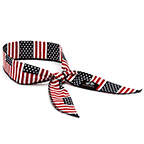 Pyramex CNB12PKFLG Cooling Beaded Bandana - American Flag