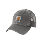 CARHARTT CANVAS MESH-BACK CAP- GRAVEL