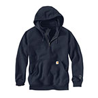 CARHARTT RAIN DEFENDER LOOSE FIT HEAVYWEIGHT QUARTER-ZIP HOODIE- NEW NAVY