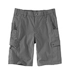 CARHARTT RUGGED FLEX RELAXED FIT RIPSTOP CARGO WORK SHORT- STEEL