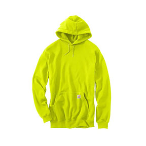 CARHARTT HOODED PULLOVER MIDWEIGHT SWEATSHIRT- BRIGHT LIME