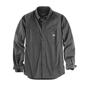 Carhartt Men's Rugged Flex Relaxed Fit Midweight Canvas SS Shirt