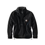 CARHARTT RAIN DEFENDER RELAXED FIT HEAVYWEIGHT SOFTSHELL JACKET- BLACK