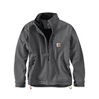 CARHARTT RAIN DEFENDER RELAXED FIT HEAVYWEIGHT SOFTSHELL JACKET- CHARCOAL