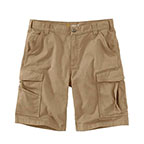 CARHARTT RUGGED FLEX CANVAS CARGO WORK SHORT - DARK KHAKI