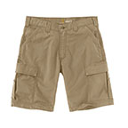 CARHARTT FORCE RELAXED FIT RIPSTOP CARGO WORK SHORT- DARK KHAKI