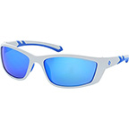 PUNISHER SAFETY GLASSES WITH BLUE MIRROR LENS